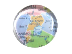 Uganda Map Pendant Magnet