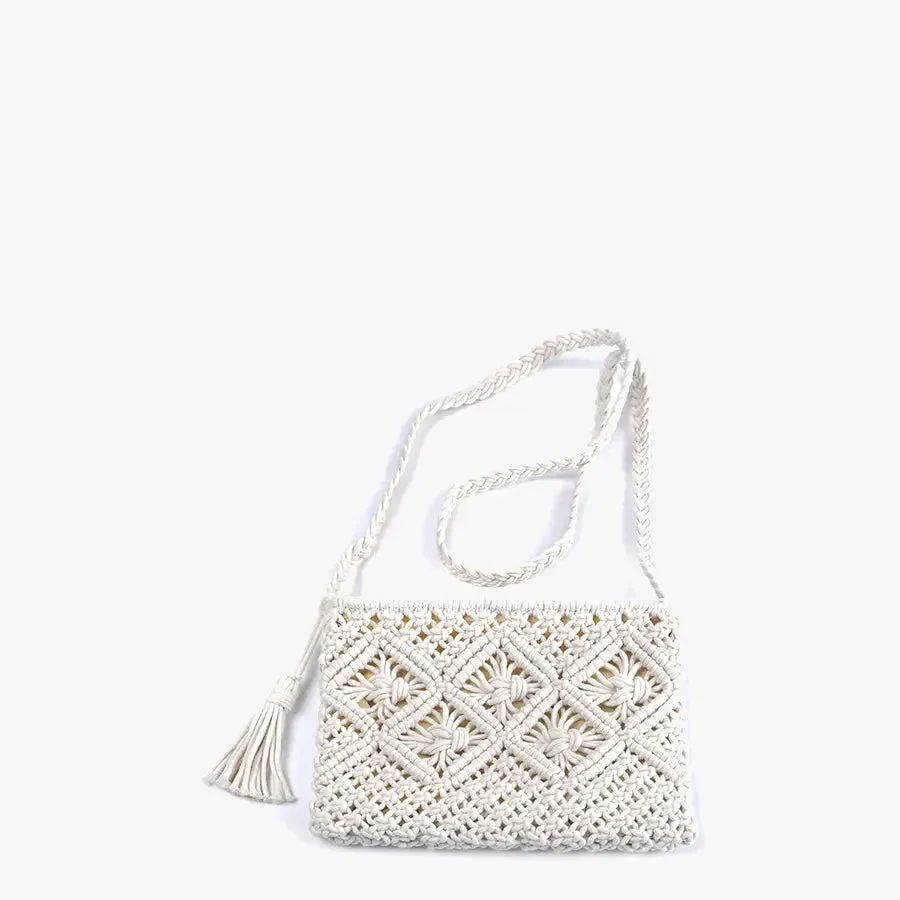 Val Macrame Crossbody
