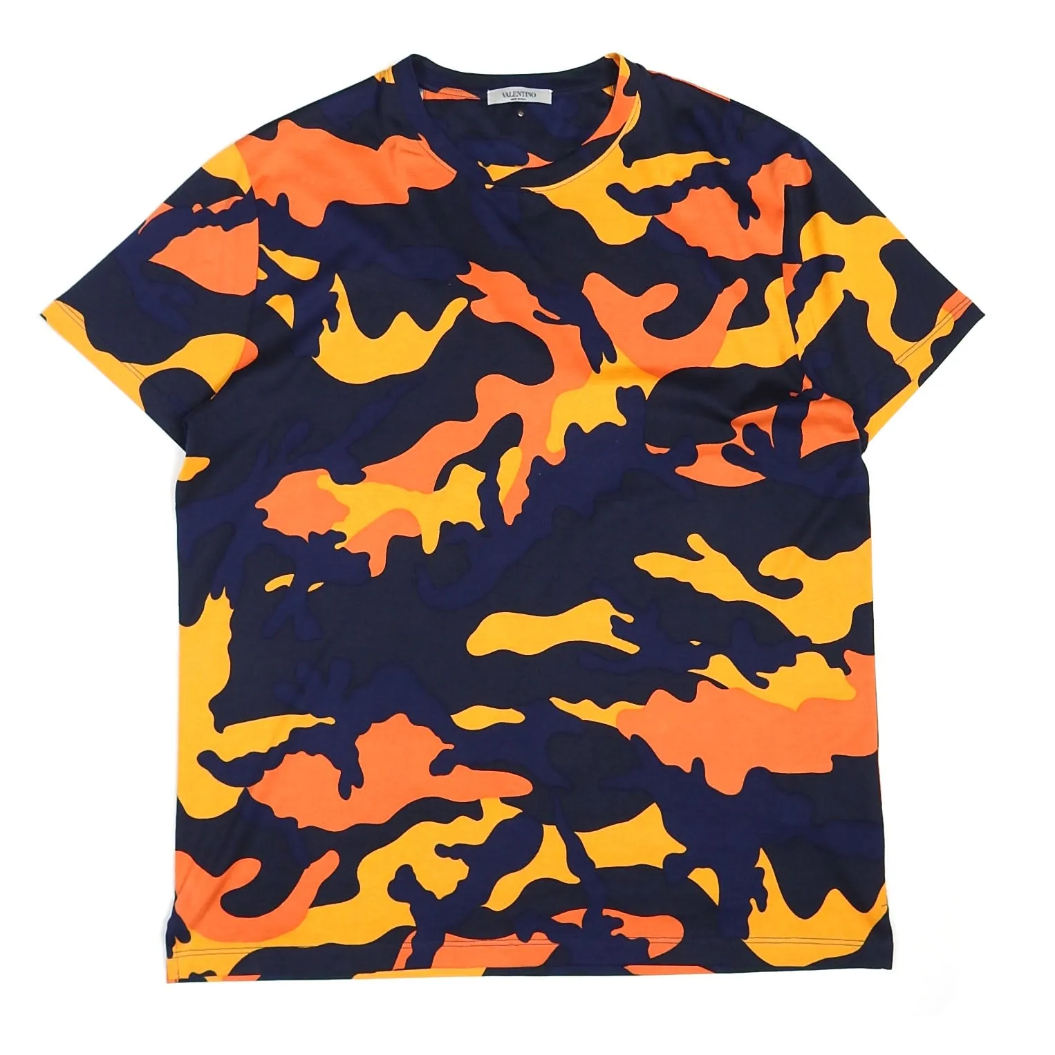 Valentino Camo T-Shirt Size Large