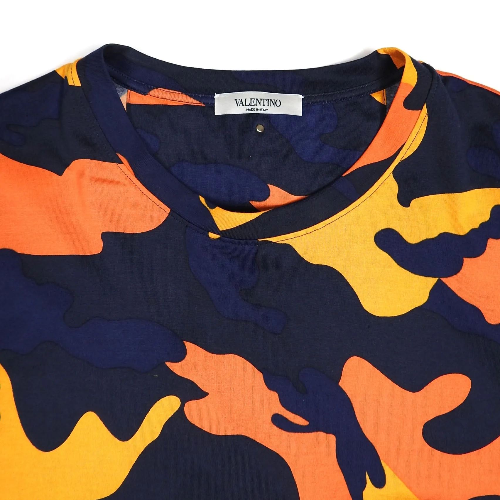 Valentino Camo T-Shirt Size Large