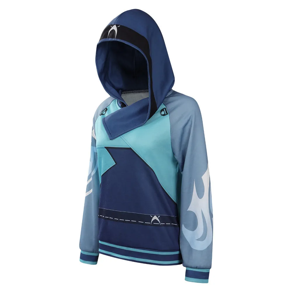Valorant ：JETT Cosplay Costume Hoodie Jacket Halloween Carnival Suit