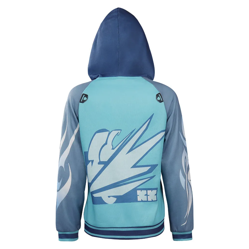 Valorant ：JETT Cosplay Costume Hoodie Jacket Halloween Carnival Suit