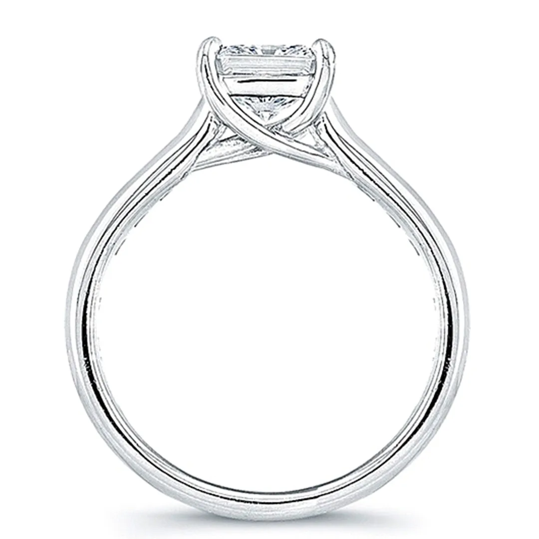 Vatche Channel-Set Princess Cut X Prong Diamond Engagement Ring