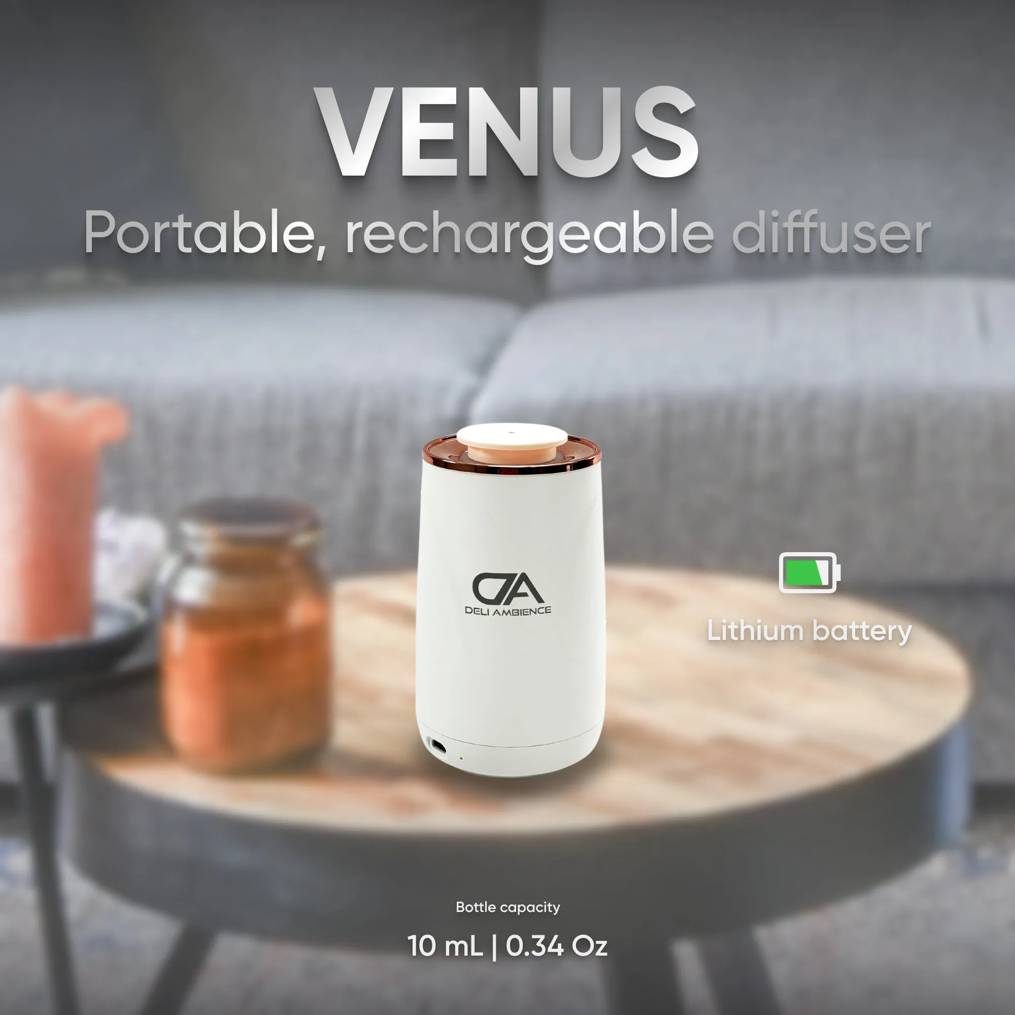 Venus Compact Oil Diffuser USB-C Power