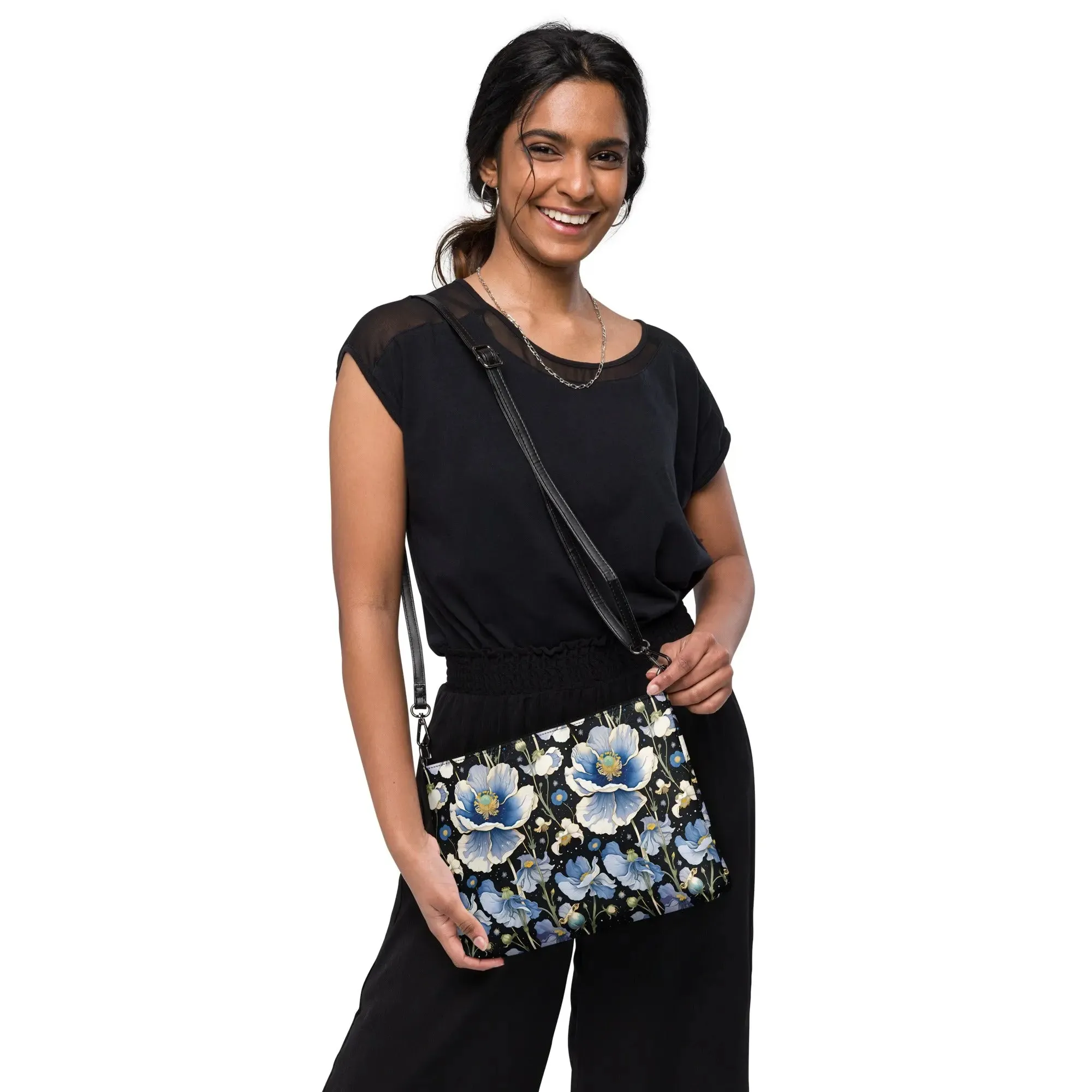 Versatile Crossbody Bag Nocturnal Poppy