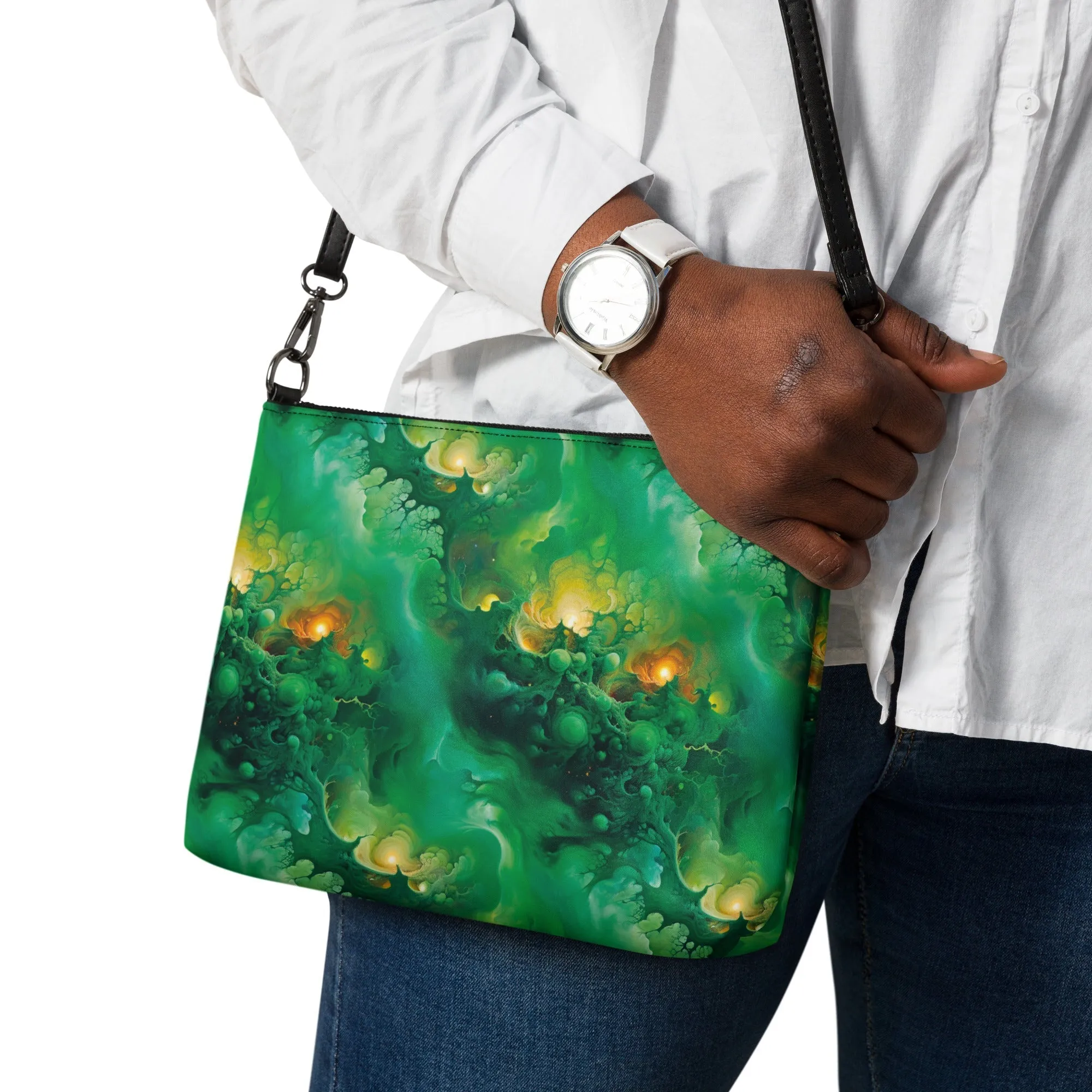 Versatile Crossbody Bag Viridian Shroud