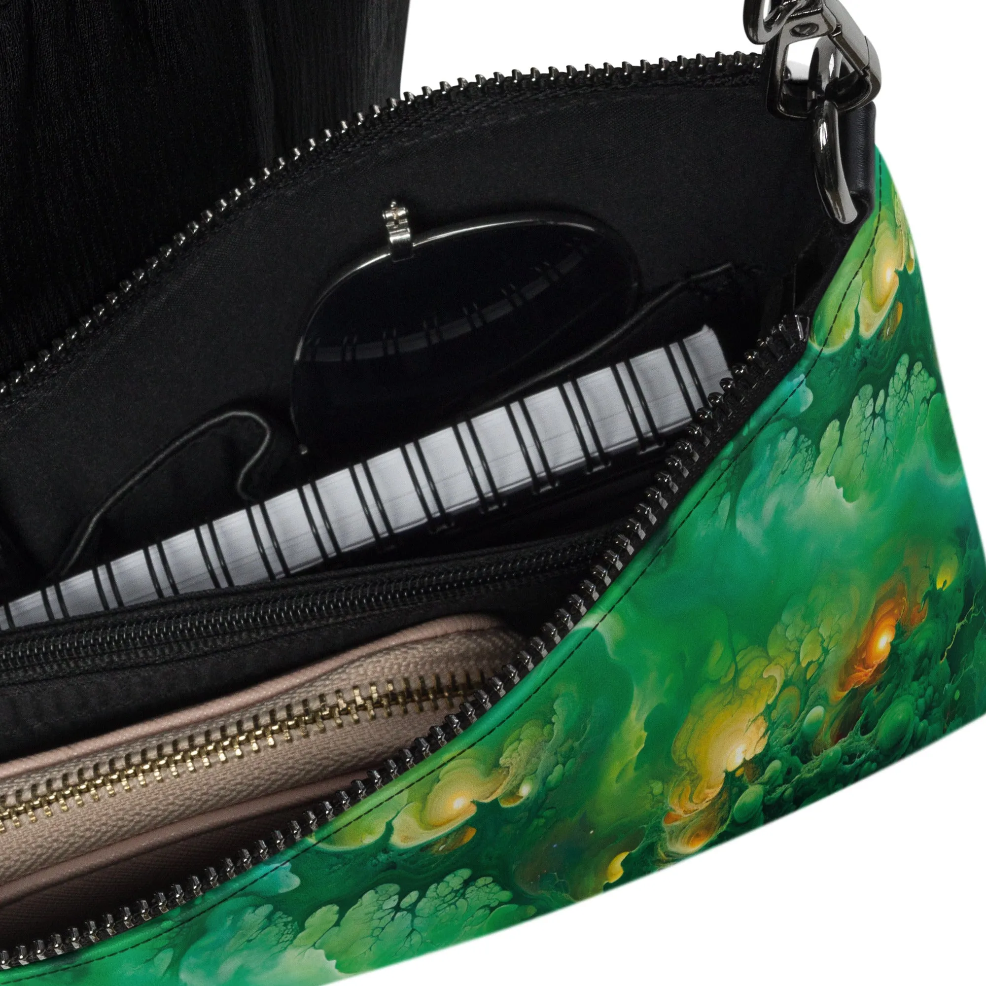 Versatile Crossbody Bag Viridian Shroud
