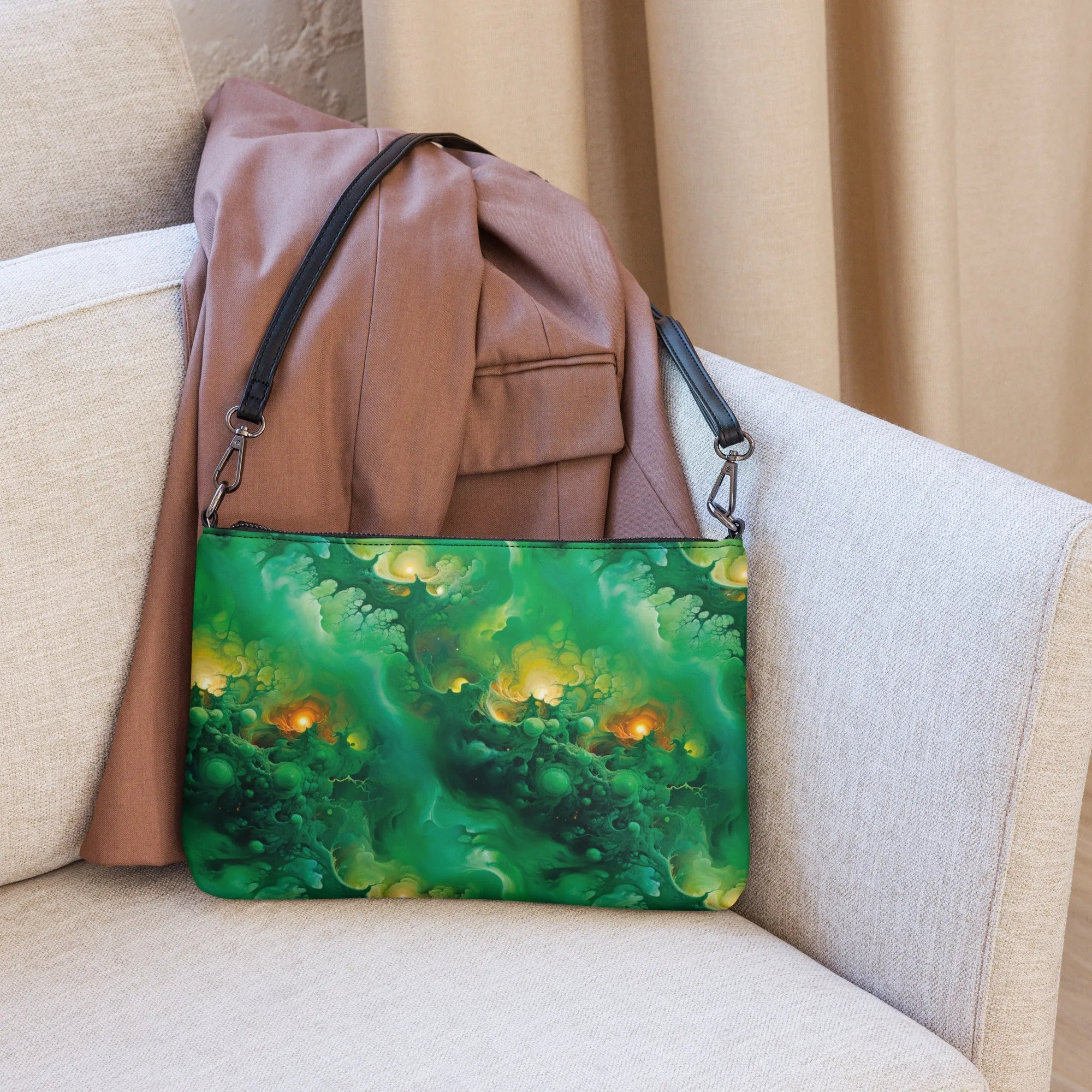 Versatile Crossbody Bag Viridian Shroud