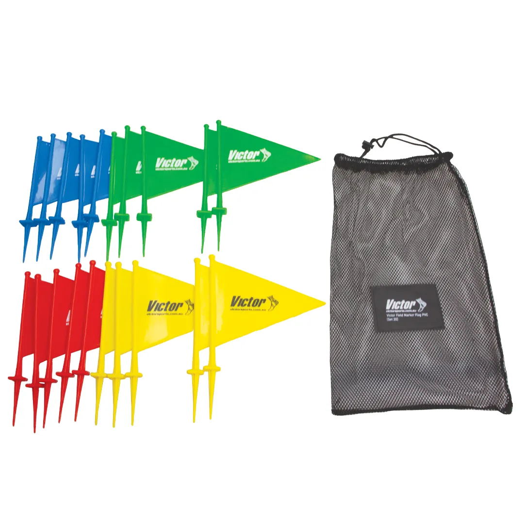 Victor Field Marker Flag PVC Set (20)
