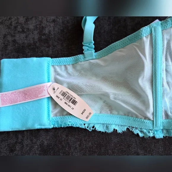 Victoria's Secret Lace Bra With Rhinestones, 34DD