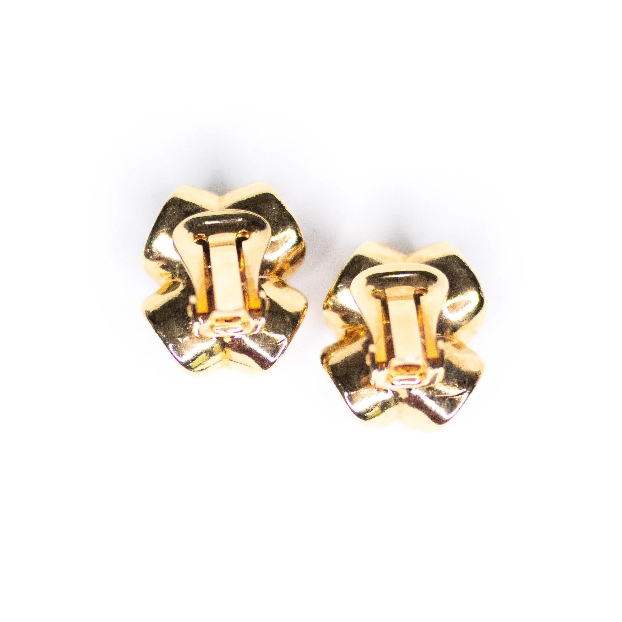 Vintage Ametrine Caged Crystal Earrings