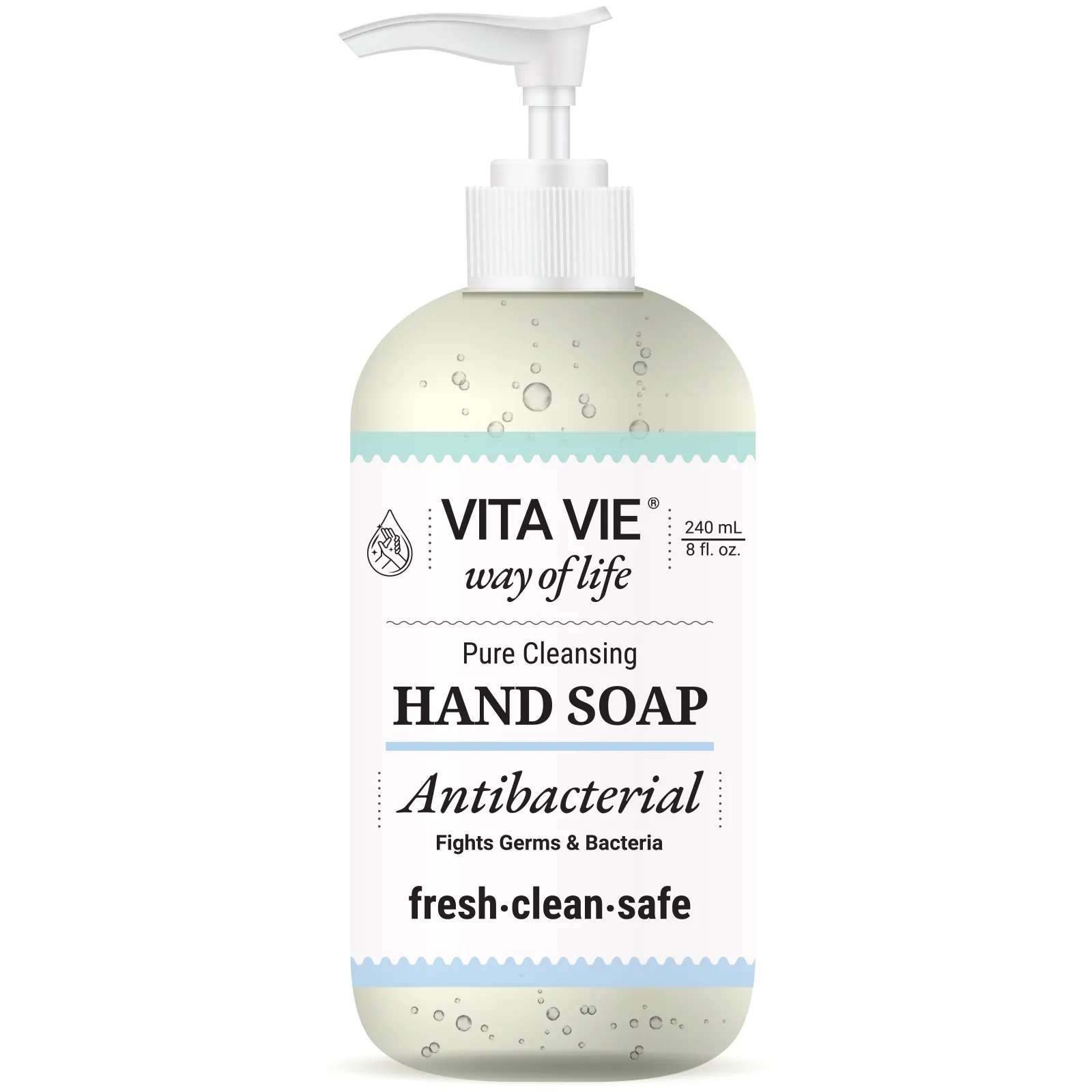 Vita Vie Antibacterial Hand Soap, 8 oz