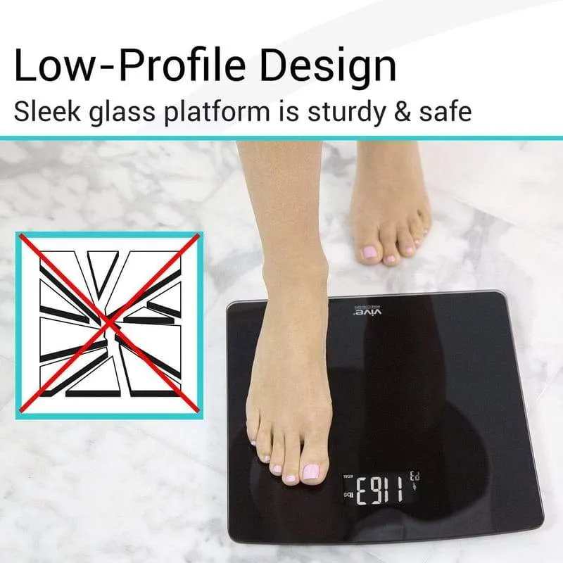Vive Health Digital Scale Compatible with Smart Devices