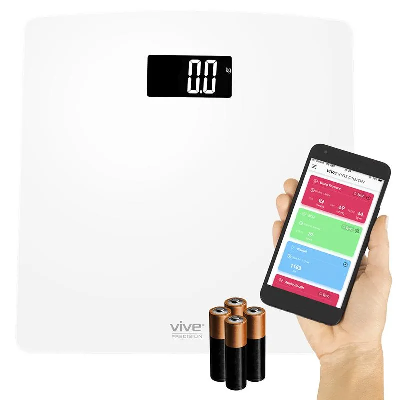 Vive Health Digital Scale Compatible with Smart Devices