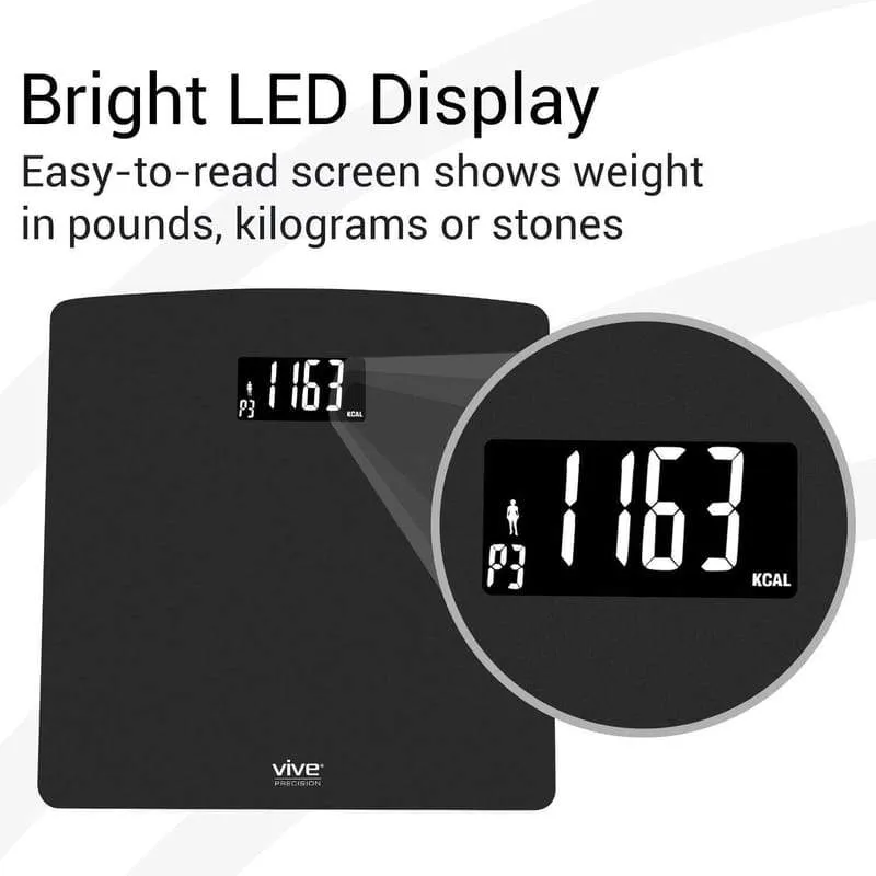 Vive Health Digital Scale Compatible with Smart Devices