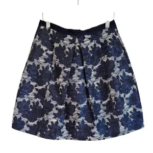 WEEKEND MAX MARA FLORAL BROCADE MINI SKIRT