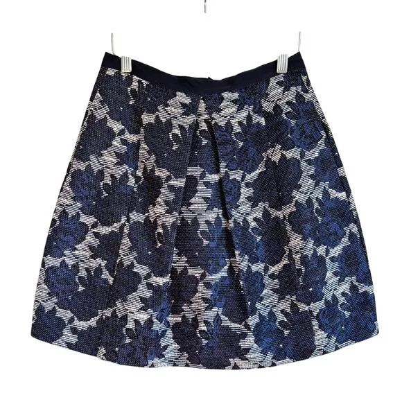 WEEKEND MAX MARA FLORAL BROCADE MINI SKIRT