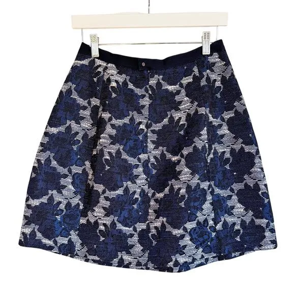 WEEKEND MAX MARA FLORAL BROCADE MINI SKIRT