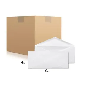 White Envelope 9 x 4 Inch (Pack of 500)