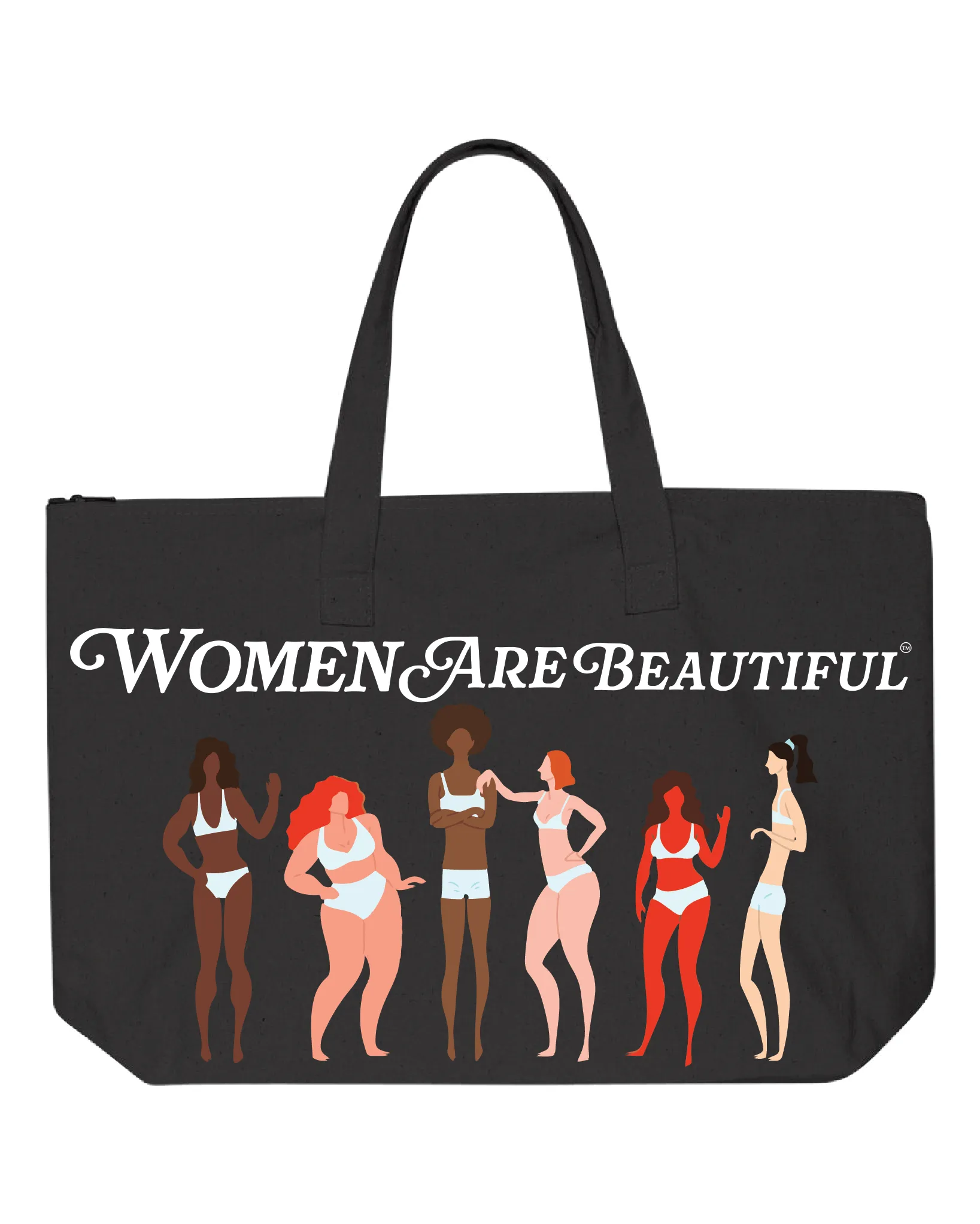 Women Are Beautiful (ACS) | Tote Zippered Closure