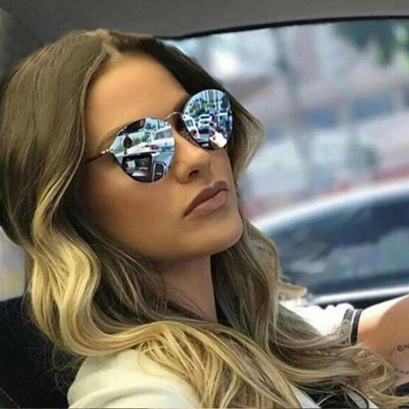 Women Classic Brand Designer Cat Eye Sunglasses
