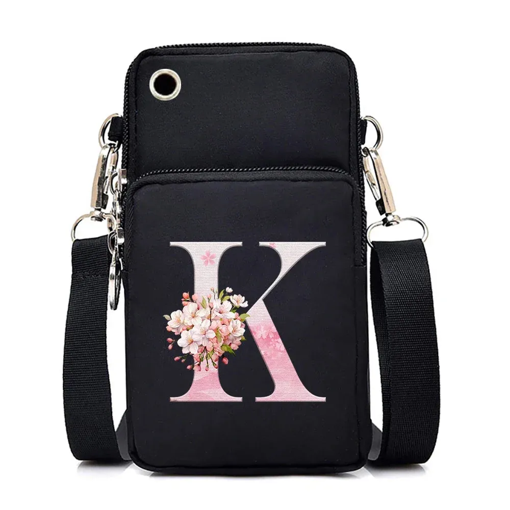 Women's Sakura Print Messenger Bag