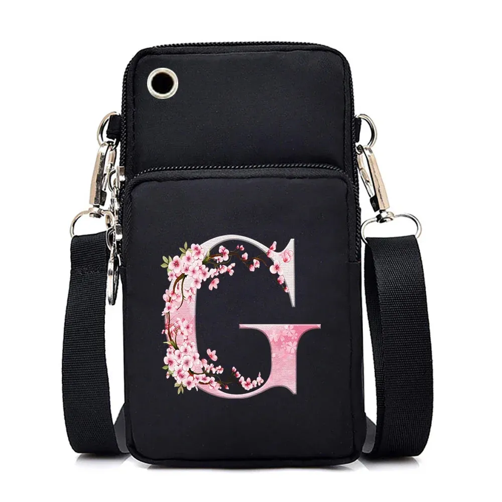 Women's Sakura Print Messenger Bag