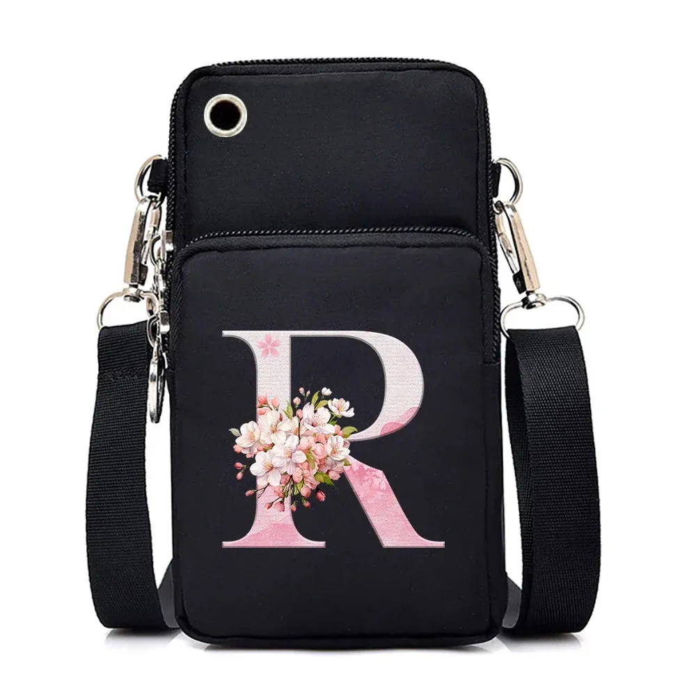 Women's Sakura Print Messenger Bag