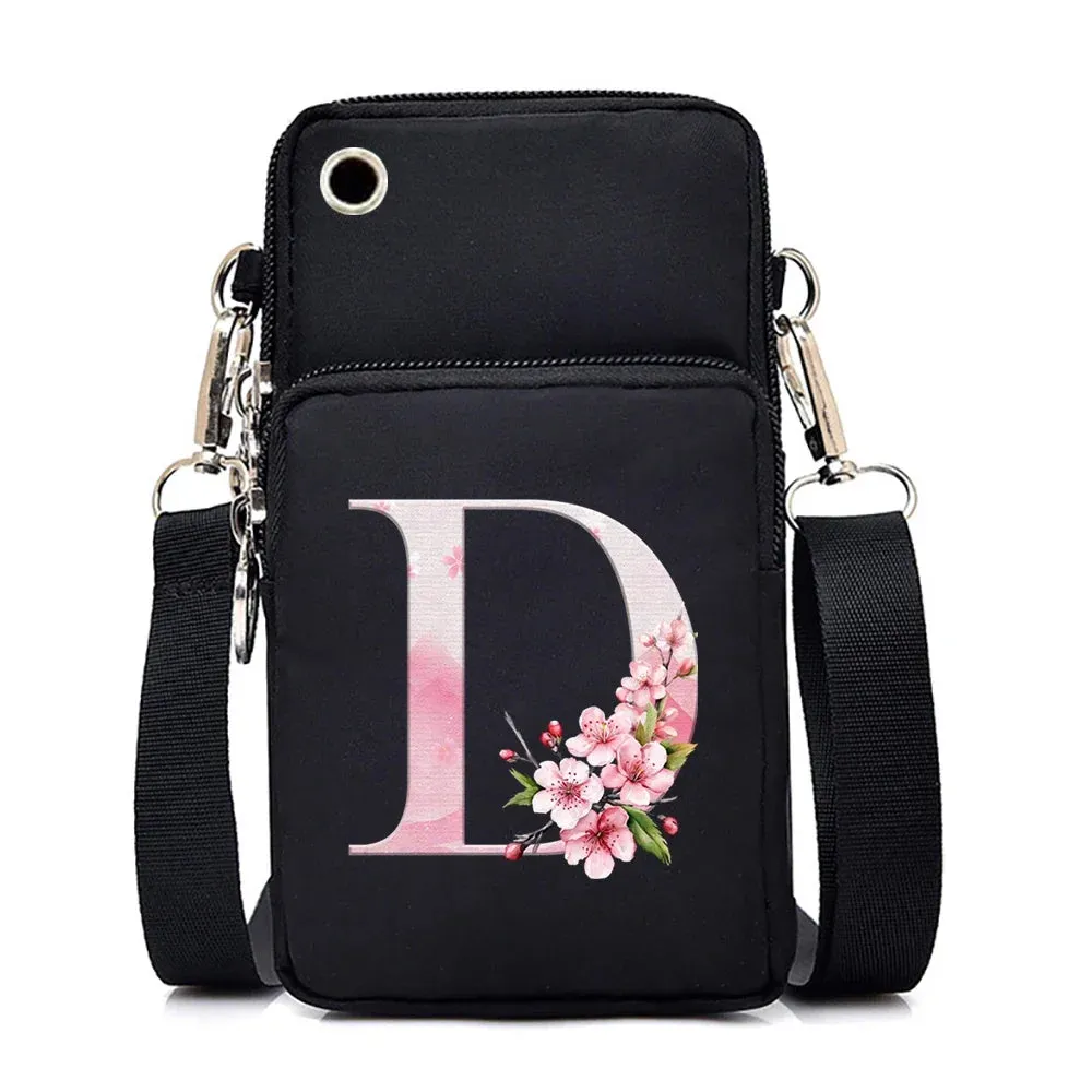 Women's Sakura Print Messenger Bag