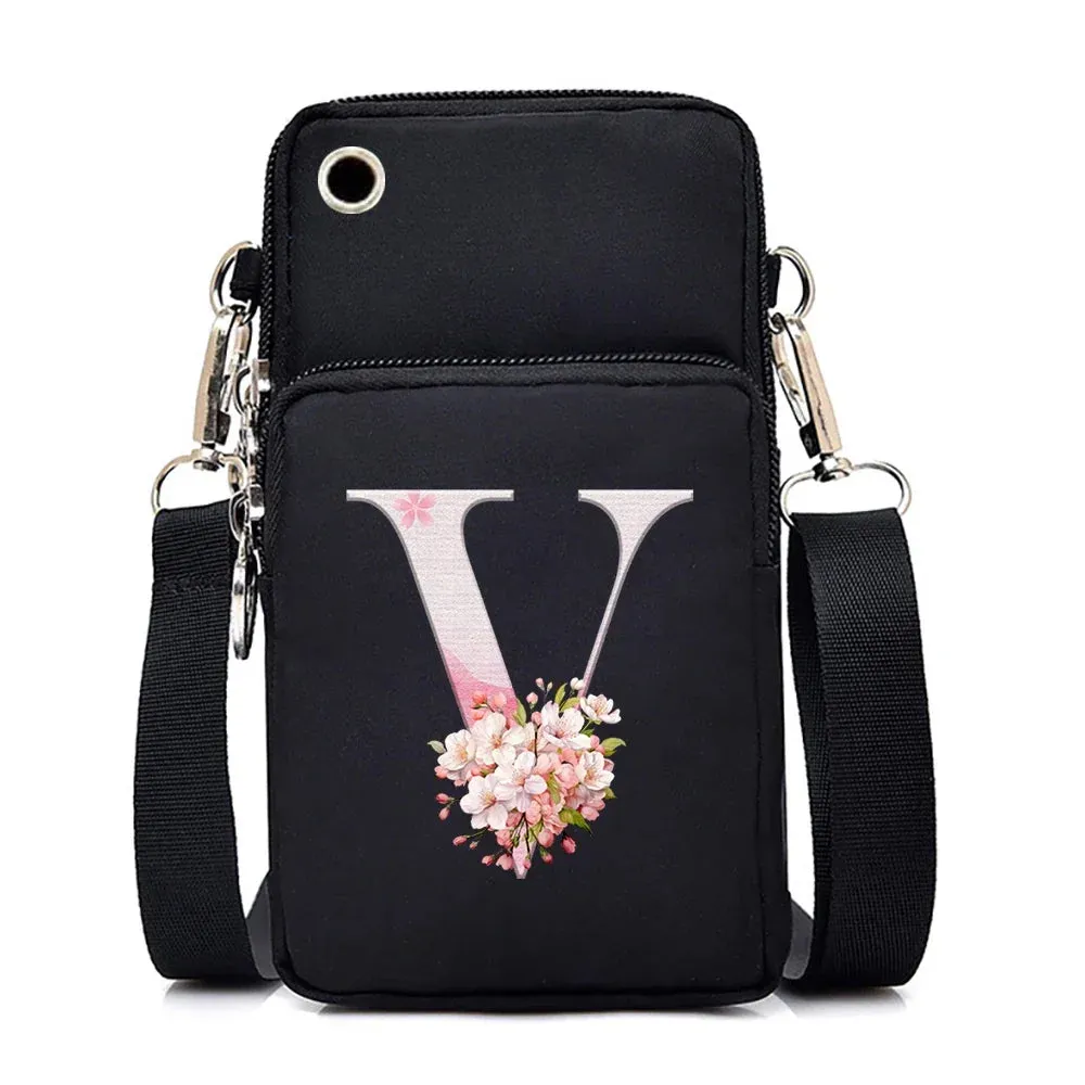Women's Sakura Print Messenger Bag