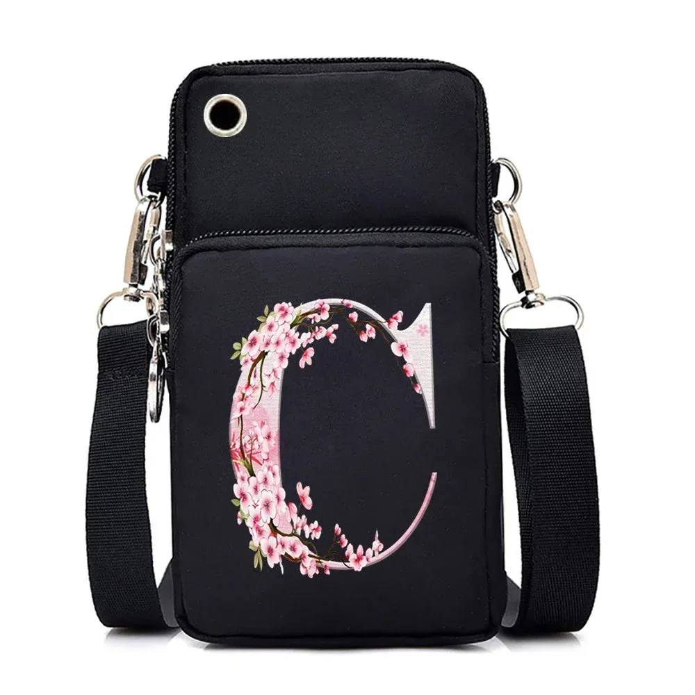 Women's Sakura Print Messenger Bag