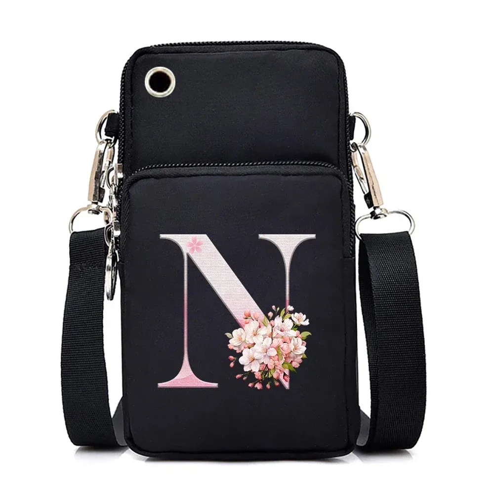 Women's Sakura Print Messenger Bag