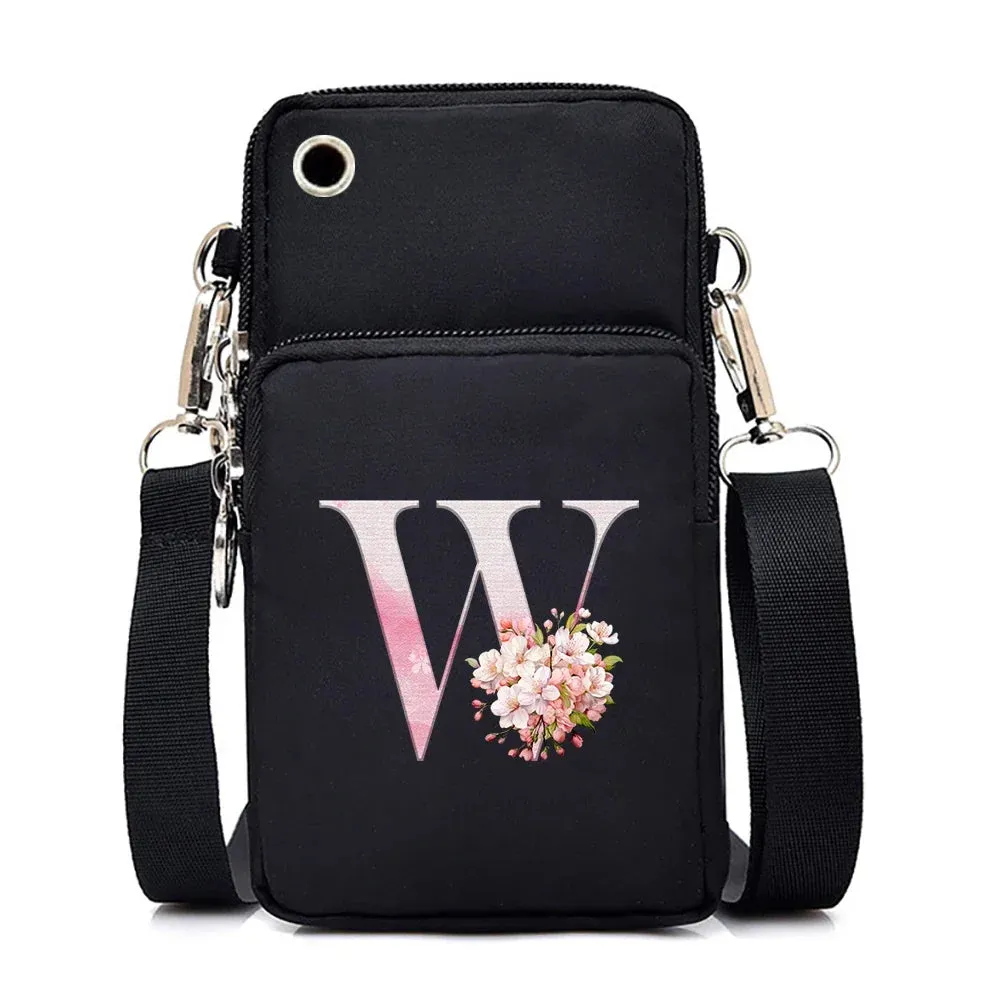 Women's Sakura Print Messenger Bag