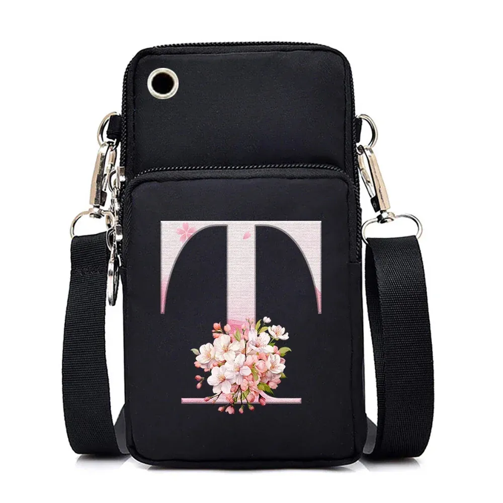 Women's Sakura Print Messenger Bag
