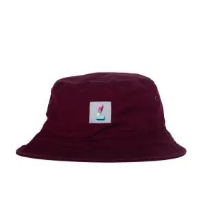 Work Patch Bucket, Maroon