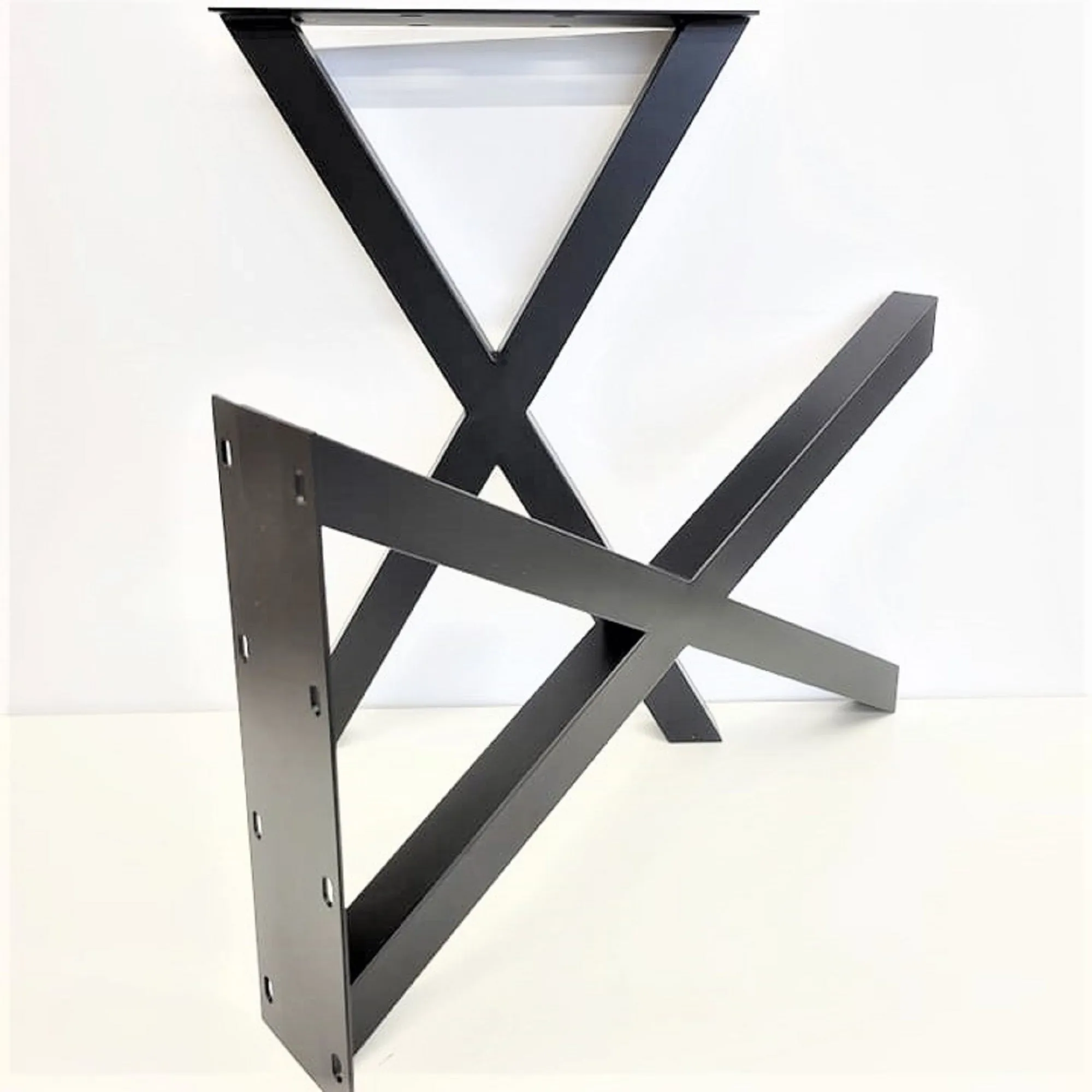 X Shaped Office Table Legs - Pair