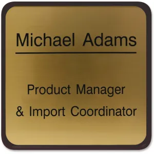 Xstamper 6"x6" Designer Nameplate Set