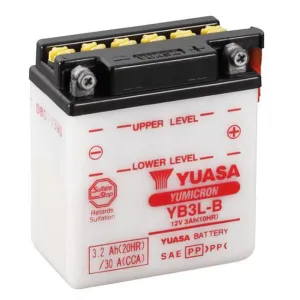 YB3L-B DG Battery with acid pack Yuasa (YB3LBPK)