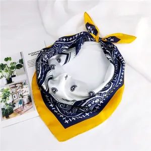 Yellow Paisley Bandana