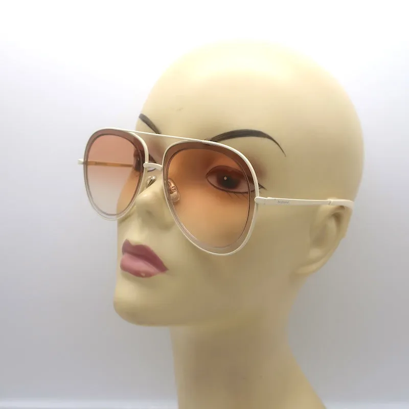 Zimmermann Dancer Aviator Sunglasses Cream 3999F23 NEW
